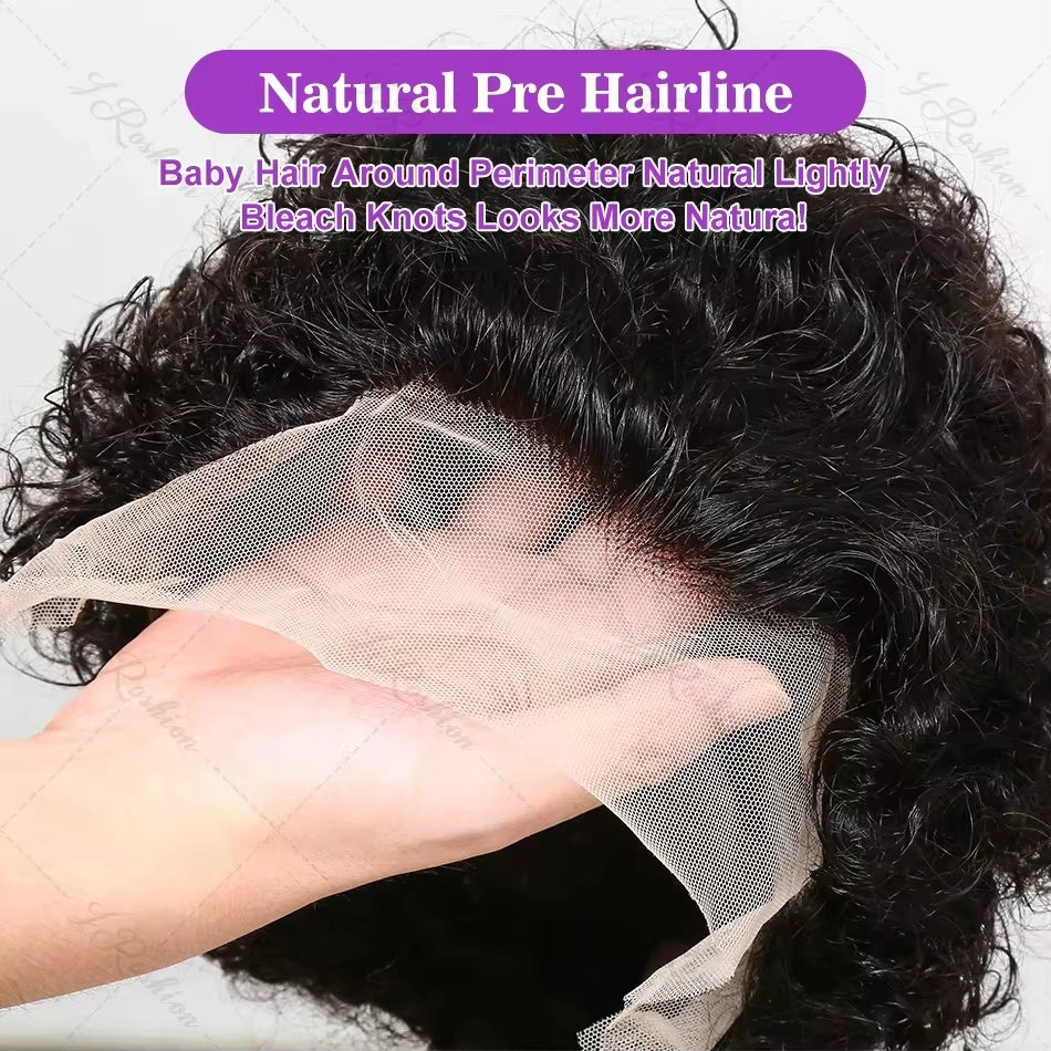 6 Inch Pixie Lace Front Wig Human Hair