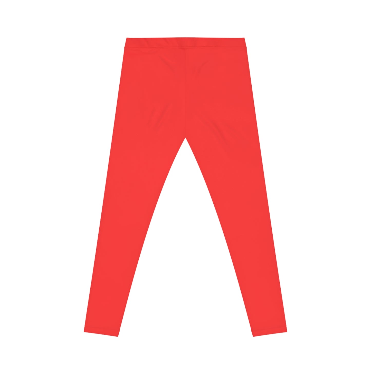 Comfortable Red Women's Casual Leggings for Everyday Wear