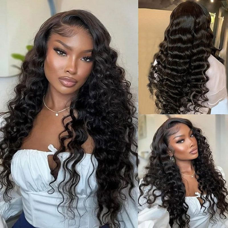 Deep Wave Lace Front Human Hair Wig